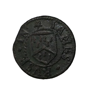 England 1600's Kent Maidstone James Ruse Copper Farthing Tradesman Token BW.385 - Picture 1 of 2