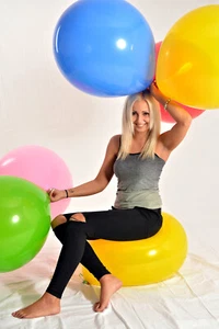 Globo gigante 50x 24" ORANGETEX 60 cm Ø en 15 colores * calidad gruesa * EXCELENTE - Imagen 1 de 4