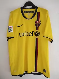 FC BARCELONA 2008-2009 away camiseta shirt trikot maillot maglia L - Foto 1 di 6