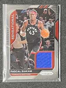 Camiseta deportiva Panini Prizm Sensational Swatches 2020-21 #SSW-PSC Pascal Siakam Raptors - Imagen 1 de 2