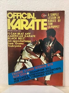 OFFICIAL KARATE December 1973 vintage magazine TOM LaPUPPET - Fast Ship - Foto 1 di 14