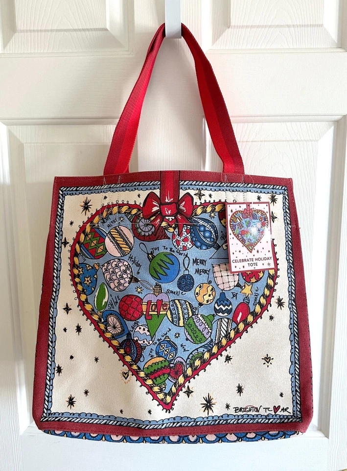 BRIGHTON Celebrate Holiday Tote With Tags Retails for