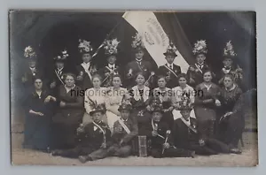 "Bandera del Reich alemán "En memoria del año 1900" venda artillería reclutas - Imagen 1 de 2