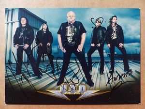 U.D.O. Udo Dirkschneider signed Autograph Autographed 4x6 Autograph Card