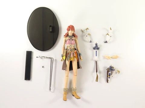 Final Fantasy Square Enix Play Arts Figure FFXIII Oerba Dia Vanille with Weapons Cover