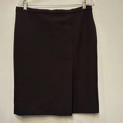 Falda plisada negra totalmente forrada Halston Heritage talla 10 Foto 1 de 4