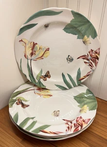 FLORAL HAVEN FOUR 4 Dinner Plates Discontinued Pattern 10" Spode - Picture 1 of 5
