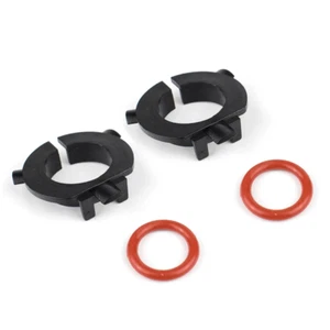 2x H7 LED Car Headlight Bulb Adapter Black Retainer Case Socket H7 Holder Base - Picture 1 of 9