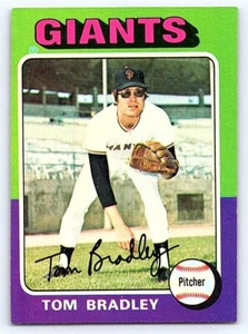 Tom Bradley 1975 Topps #179 - Please see pics for cond. - Picture 1 of 2