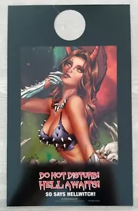 Hellwitch Do Not Disturb Kickstarter Reward 8.5"x5" Doorknob Hanger - New! - Picture 1 of 1