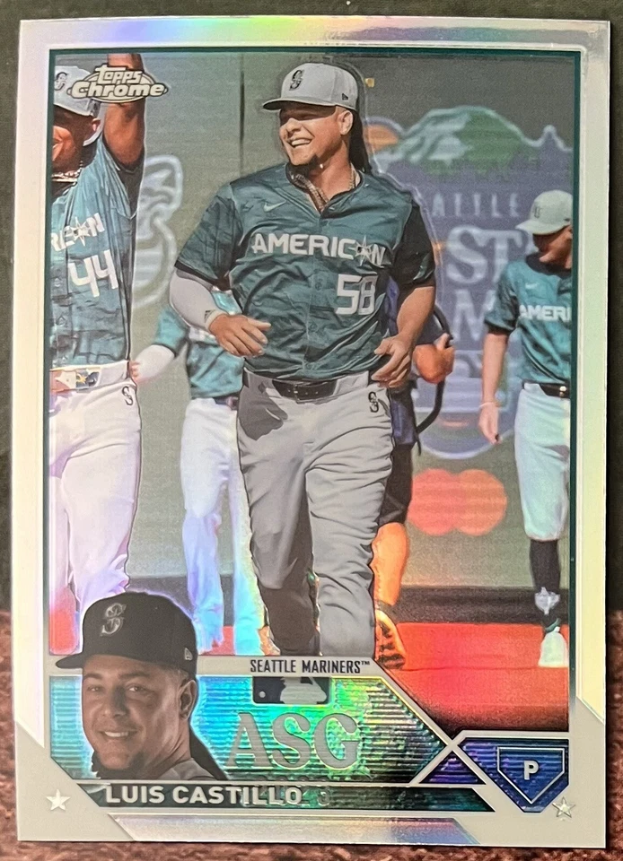 2023 Topps Chrome Update All-Star Game Luis Castillo Seattle Mariners - Image 1 of 1