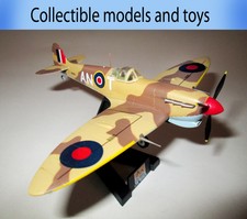 1:72 model aircraft Spitfire Mk V / Trop Britannia, WW2 legendary aircraft, EASY