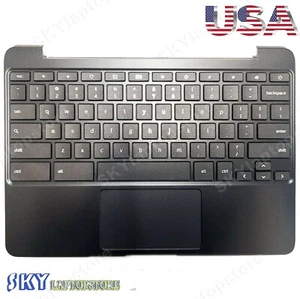Samsung Chromebook XE500C13 Laptop Black Palmrest Keyboard & Touchpad US - Picture 1 of 2