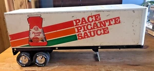 Vintage Nylint Pace Picante Sauce Semi Truck 18 Wheeler Trailer Pressed Steel - Picture 1 of 11