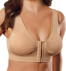 Miracle Bamboo Comfort Bra - Nude, Size L (Bust 37"- 40") - Picture 1 of 2