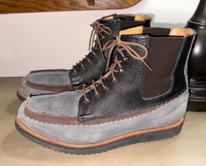 GRENSON 4 Hombre Gris Gamuza Cuero Chukka Botas UK 11 G EE. UU. 12 EU 45 Usado en Excelente Condición - Imagen 1 de 7