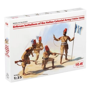 ICM 35567 Modelo Kit 1:35 Batallones Eritreos Ejército Colonial Italiano 1939-1940 - Imagen 1 de 9