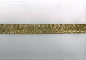 Flecos de algodón American Trim beige marrón dorado de 1,75" de ancho  - Imagen 1 de 2