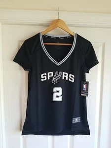 NWT Kawhi Leonard San Antonio Spurs Fanatics Woman's Fast Break Jersey - Black - Picture 1 of 7