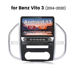 Apple Carplay Android13 Car Stereo GPS Sat Nav For Mercedes Benz Vito 3 W447 64G - Picture 1 of 18