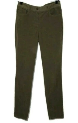 Boden Women Casual Pants 98% Cotton Velvet Green Skinny Slim New Size 6 R Small - Image 1 of 4