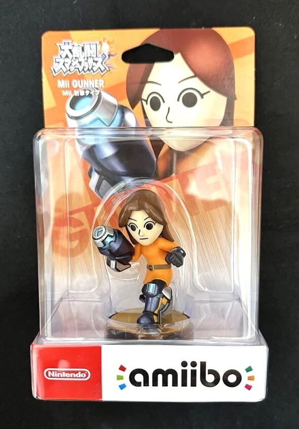 Amiibo Mii Gunner Version Super Smash Bros Nintendo 3ds Wii U