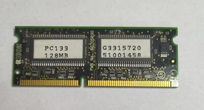 RICOH savier lanier gestenter PC133 128MB SDRAM-DIMM ASSY G3315720 - Image 1 of 2