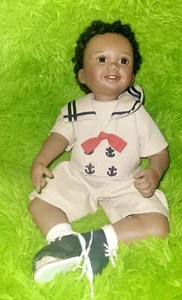 The Ashton Drake Galleries JACOB Porcelain Doll In Used Condition  - Picture 1 of 7