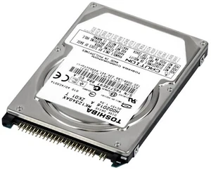 Hard Drive Toshiba 120GB MK1234GAX 5400RPM 8MB ATA / IDE HDD2D16 2.5" Inch - Picture 1 of 3