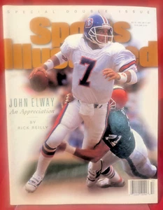 Vintage 1996 Sports Illustrated Denver Broncos JOHN ELWAY NewsStand NO LABEL - Picture 1 of 9
