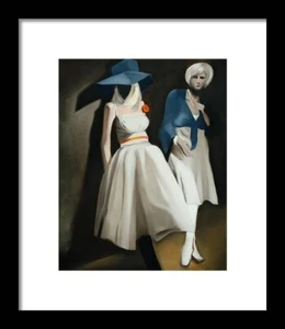 Chic Wall Decor Vintage Fashion Decor Retro Fashion Antique Mannequins Artwork - Picture 1 of 3