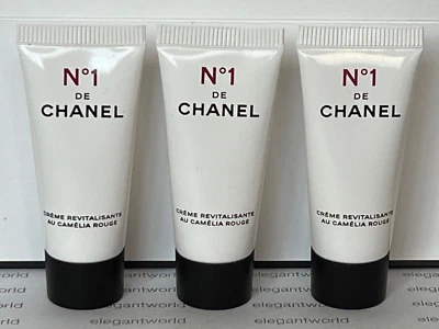 Chanel N°1 DE Chanel CREME REVITALIZANTE 5ml/0,17fl oz x 3 TUBOS DE AMOSTRA - Imagem 1 de 2