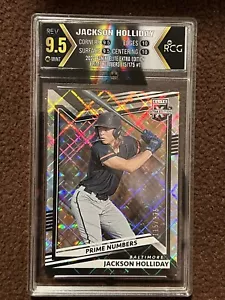 2022 Elite Extra Edition Prime Numbers Jackson Holliday #1 Rookie RC /175 - Picture 1 of 2