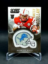 2015 Panini Score Amer Abdullah Helmet Patch Card #10