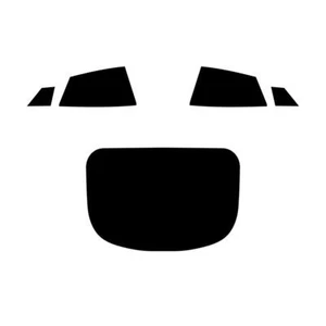 Pellicola Fumè Nera Per Vetri Posteriori Pretagliata Per Tesla Model S 2012+ 5% - Picture 1 of 10