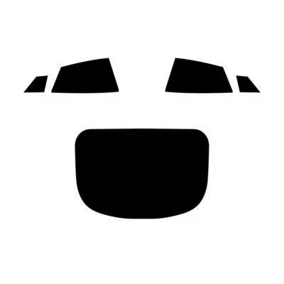 Pellicola Fumè Nera Per Vetri Posteriori Pretagliata Per Tesla Model S 2012+ 5% - Image 1 of 4