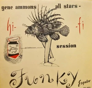 Gene Ammons All Stars Funky Mono LP Flipback Sleeve UK 1959 Esquire NM - Imagen 1 de 2