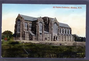 (3781) P/C 1914 HALIFAX, NS ALL SAINTS CATHEDRAL USED - Picture 1 of 2