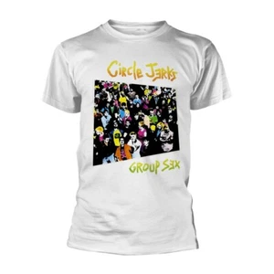 CIRCLE JERKS - Group Sex (on White) - T-shirt - NEW - MEDIUM ONLY - Picture 1 of 1