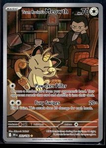 Team Rocket's Meowth - 203/182 203/182 Pokemon SV10: Destined Rivals Illustratio - Picture 1 of 2