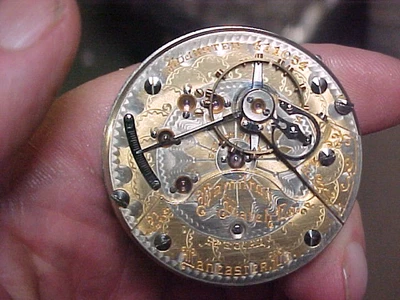 Scarce Hamilton 18S 21J 940 Special 2-Tone Gold & Nickel O/F L/S Nickel Movement - Image 1 of 4
