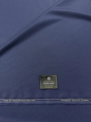 Navy Superfine Wool Fabric Made In Huddersfield England Suiting Dishdasha - Image 1 of 2
