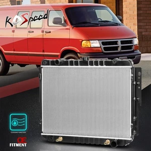 DPI 1707 Aluminum Radiator for 99-03 Dodge Ram 1500 2500 3500 Van 3.9L 5.2L 5.9L - Bild 1 von 5