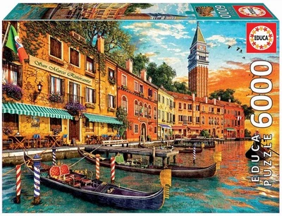 Educa - San Marco Sunset - 6000 Piece Jigsaw Puzzle - Puzzle Glue Included - ... - Image 1 of 4