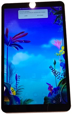 LG G Pad 5 32GB Wi-Fi + 4G, (Unlocked) 10.1 inch Tablet Silver FDH USED GSM only - Image 1 of 4