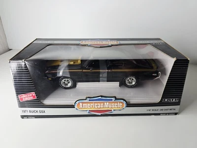 Ertl American Muscle - Buick GSX 1971 negro - diecast 1:18 Foto 1 de 4