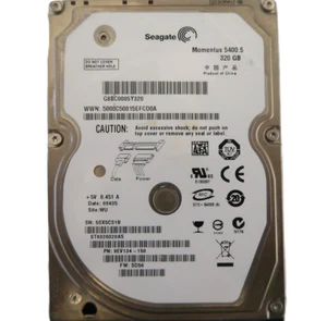 Seagate ST9320320AS 9EV134-150 SD56 (5SX) WU China 320gb 2.5" Sata HDD 2009 - Picture 1 of 2
