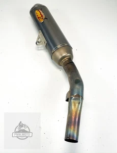 2007 KAWASAKI KX250F KX 250F FMF TITANIUM EXHAUST SILENCER MUFFLER PIPE 06-08 - Picture 1 of 6