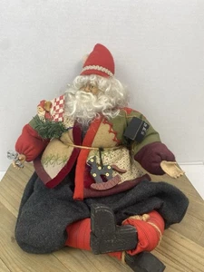 Vintage Dee Gann Santa Maker  Music Box Head Moves Christmas House Of Hatten - Picture 1 of 14