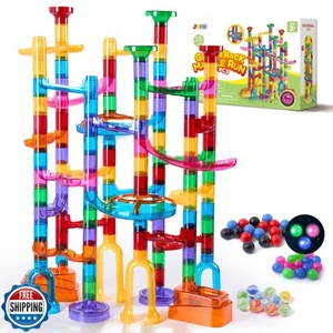 JOYIN 137Pcs Glowing Marble Run - Construction Building Blocks Toys with 15 G - Picture 1 of 5